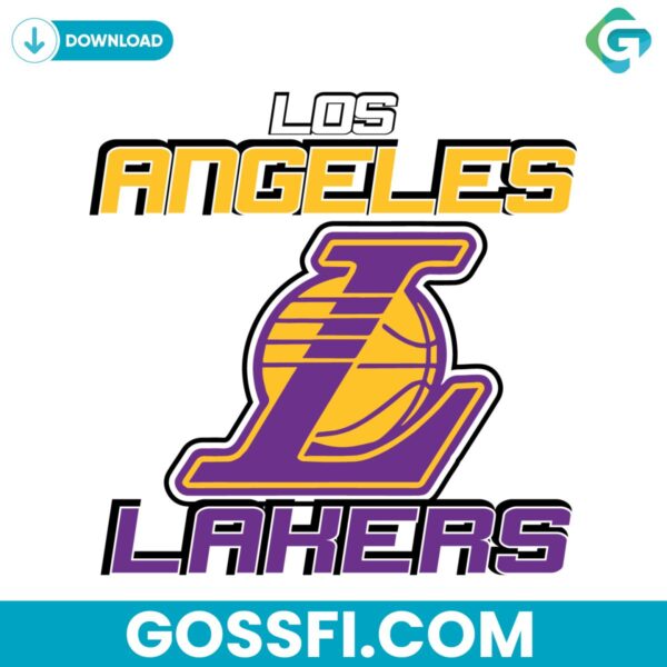 Basketball Lakers Los Angeles NBA Svg Digital Download - Gossfi.com