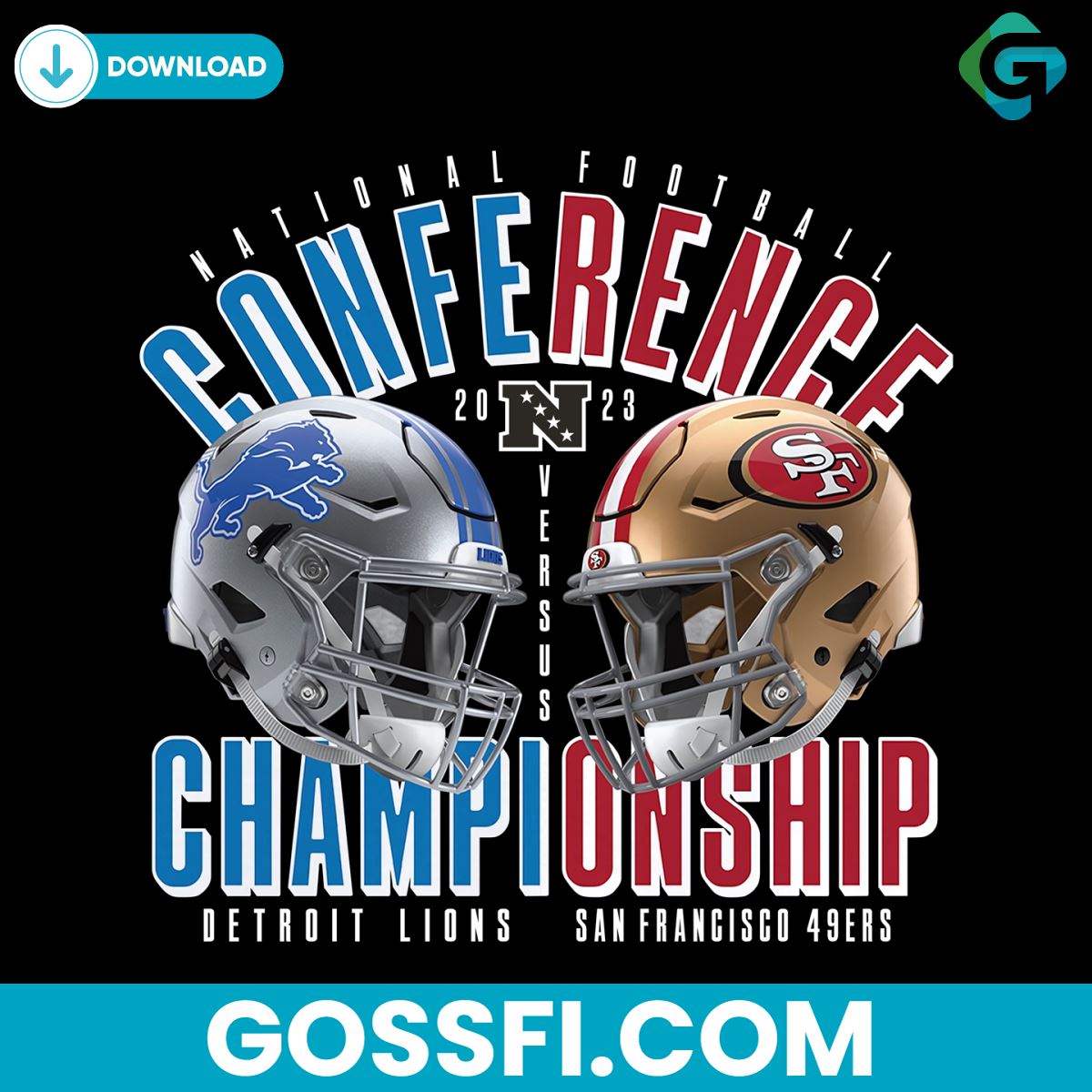 san-francisco-49ers-vs-detroit-lions-2023-nfc-championship-png