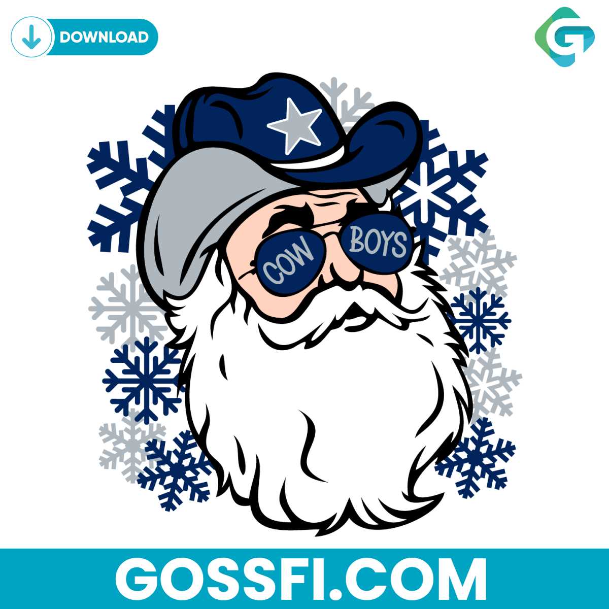 christmas-santa-claus-cowboys-football-svg