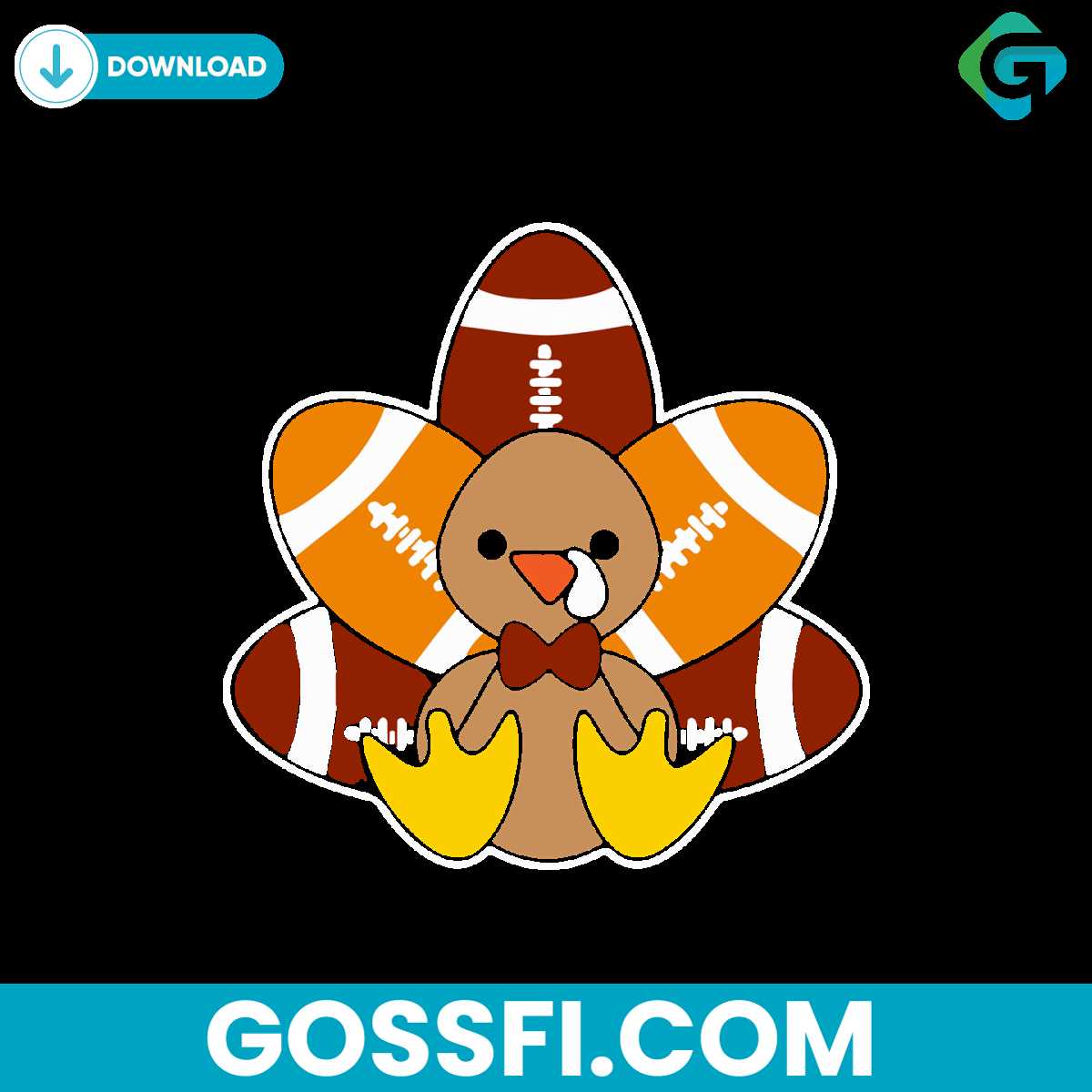 football-turkey-thanksgiving-svg-digital-download