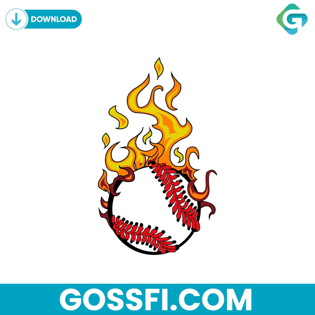 baseball-fire-svg-digital-download
