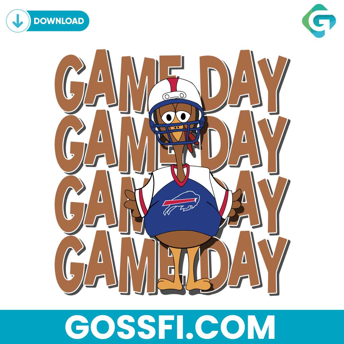 game-day-turkey-buffalo-bills-svg-digital-download