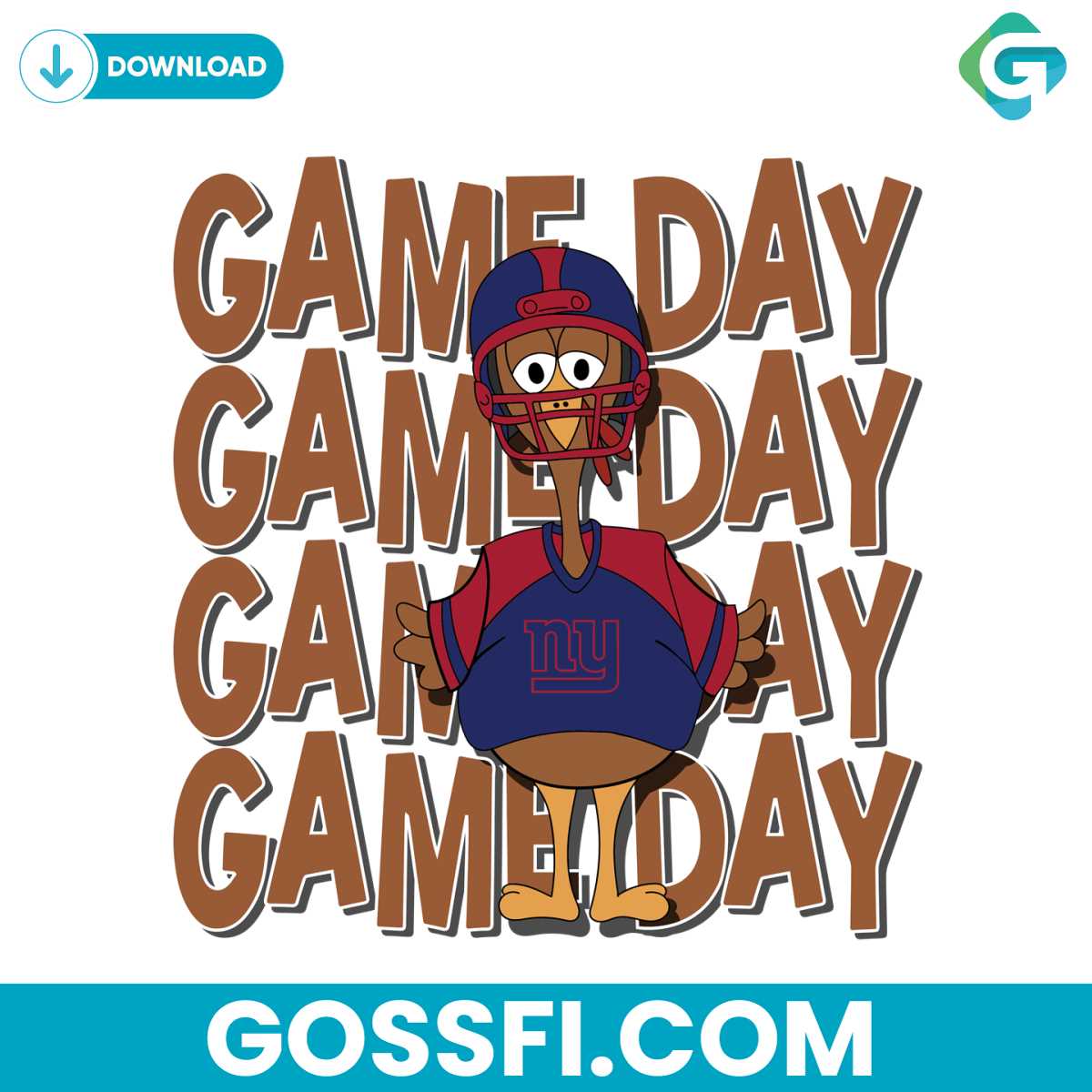 game-day-turkey-new-york-giants-svg-digital-download