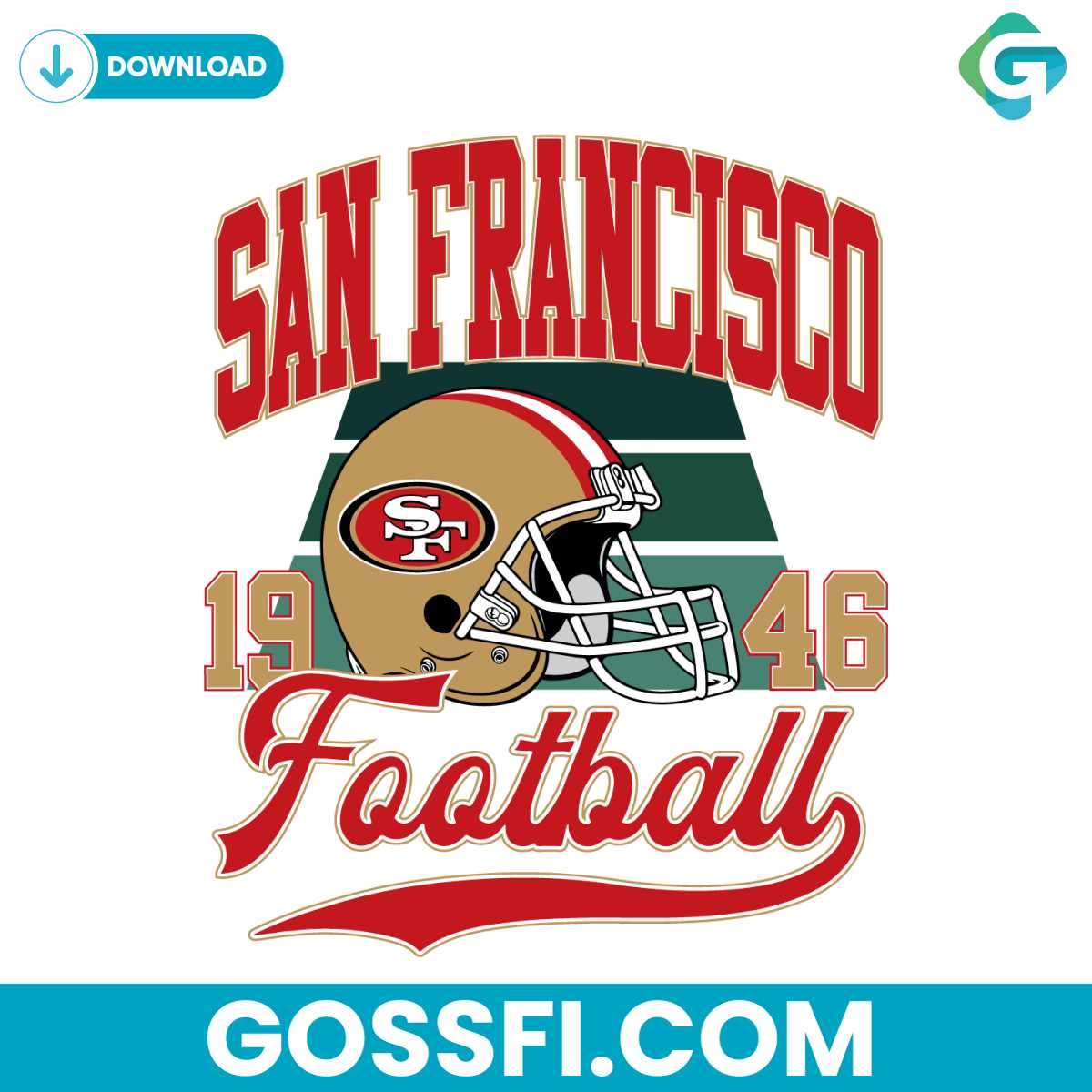 san-francisco-49ers-1946-svg-cricut-digital-download