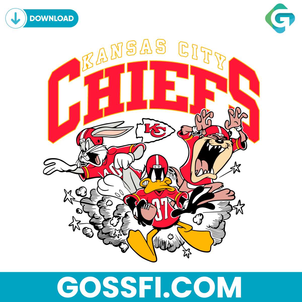 looney-tunes-blue-kansas-city-chiefs-svg-digital-download