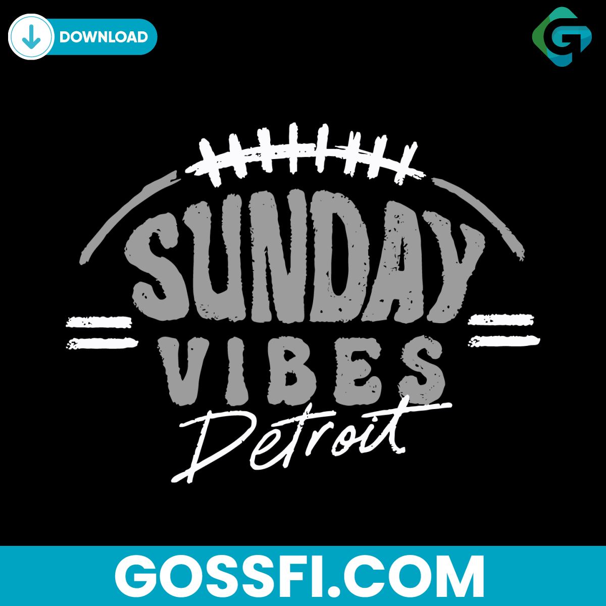sunday-vibes-detroit-football-svg-digital-download