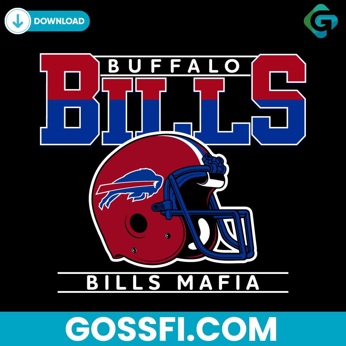 Buffalo Bills Mafia Helmet Svg Digital Download - Gossfi.com