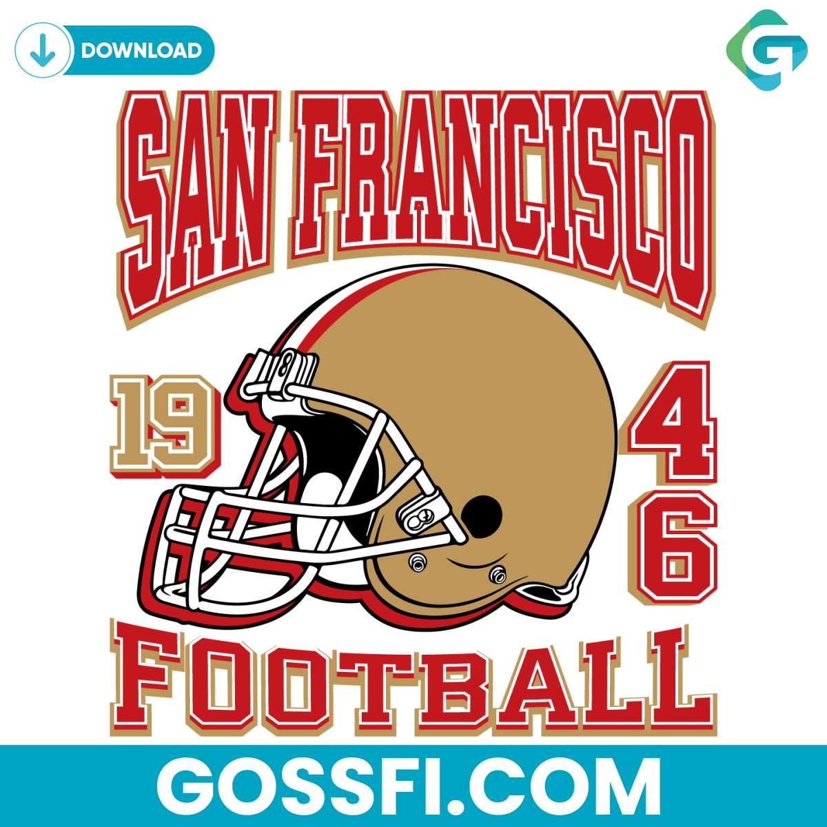 vintage-san-francisco-49ers-1946-football-helmet-svg