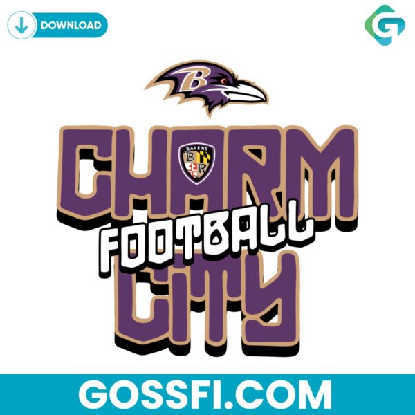 baltimore-ravens-football-charm-city-svg-digital-download