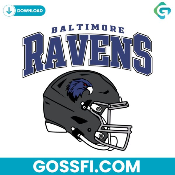 baltimore-ravens-helmet-svg-digital-download