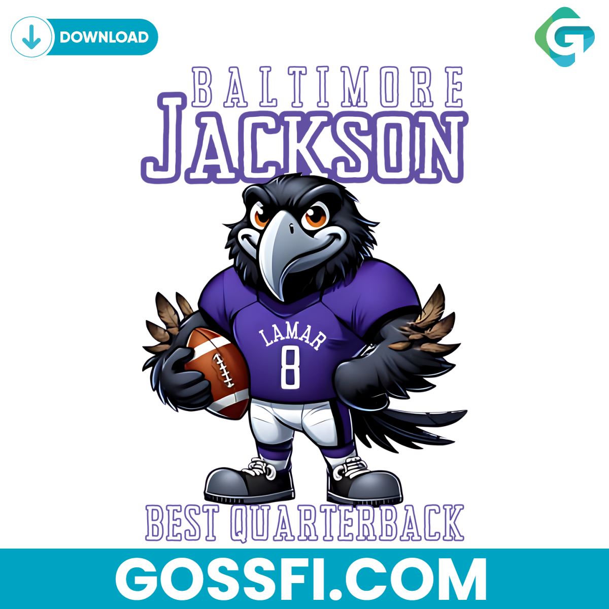 baltimore-jackson-best-quarterback-number-8-png