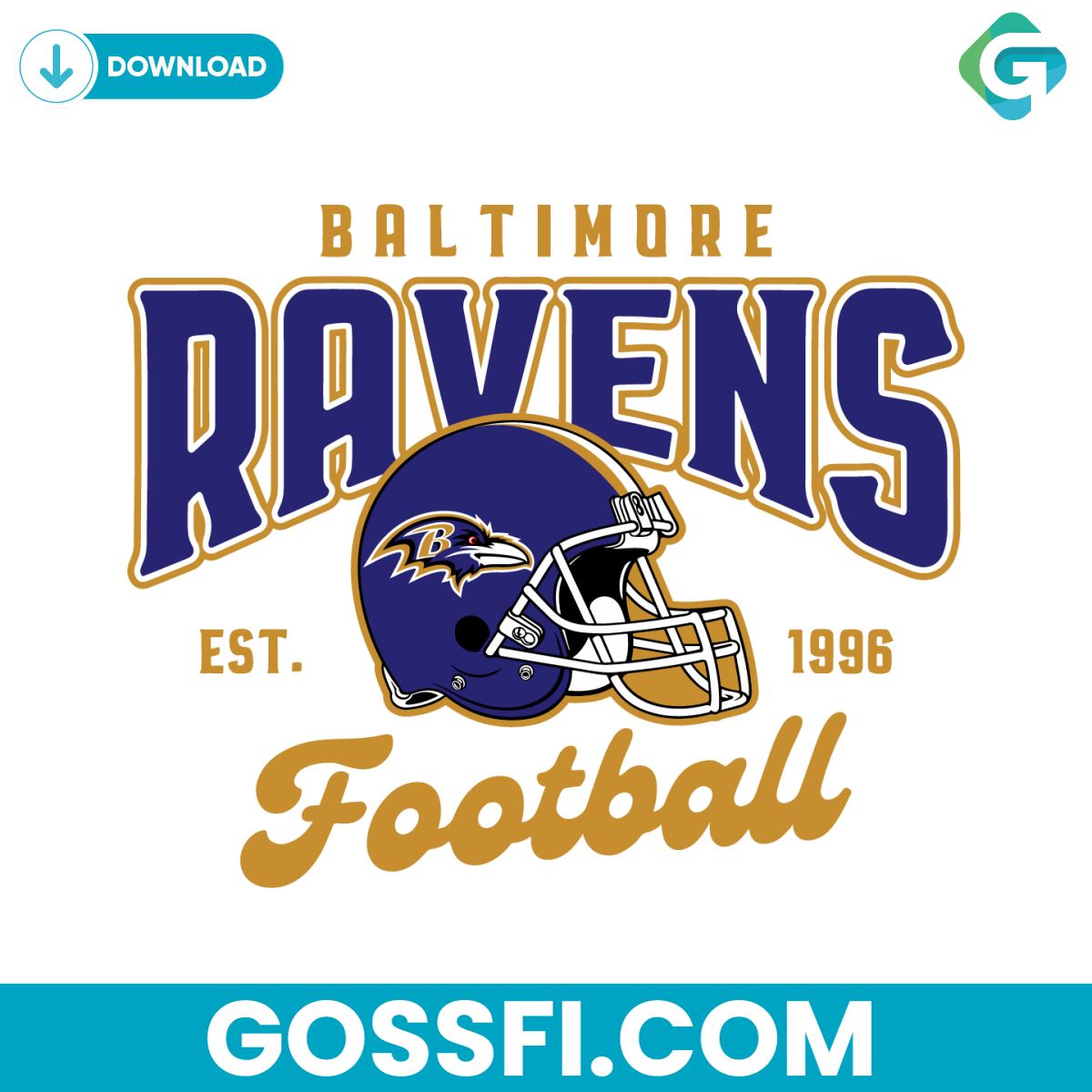 baltimore-ravens-football-helmet-svg-digital-download