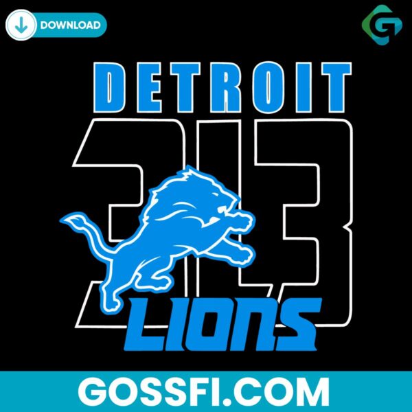 detroit-lions-313-football-svg-digital-download