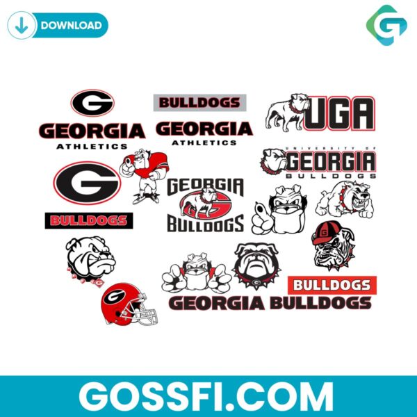 bundle-georgia-bulldogs-svg-digital-download