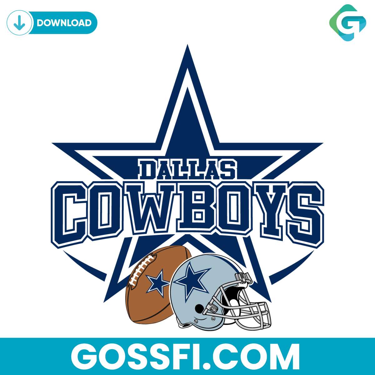 dallas-cowboys-football-helmet-svg-digital-download