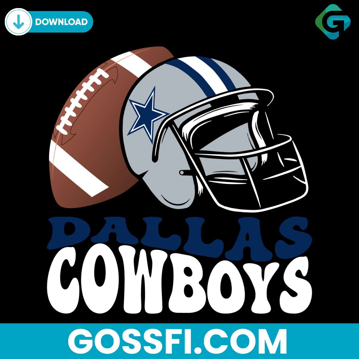 dallas-cowboys-1960-helmet-football-svg-digital-download