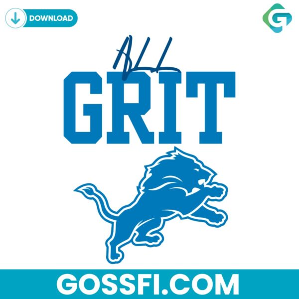 all-grit-detroit-lions-football-svg-digital-download