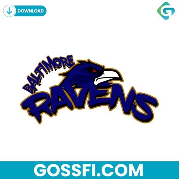 retro-baltimore-ravenns-football-svg-digital-download