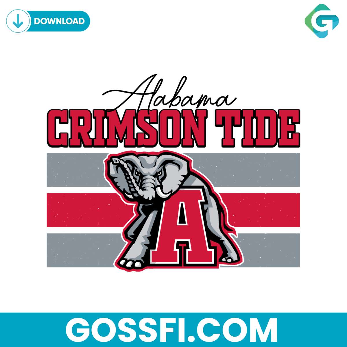 Vintage Alabama Crimson Tide Svg Cricut Digital Download - Gossfi.com