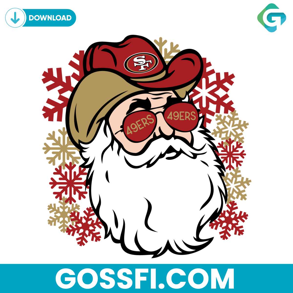 christmas-santa-claus-49ers-football-svg-digital-download