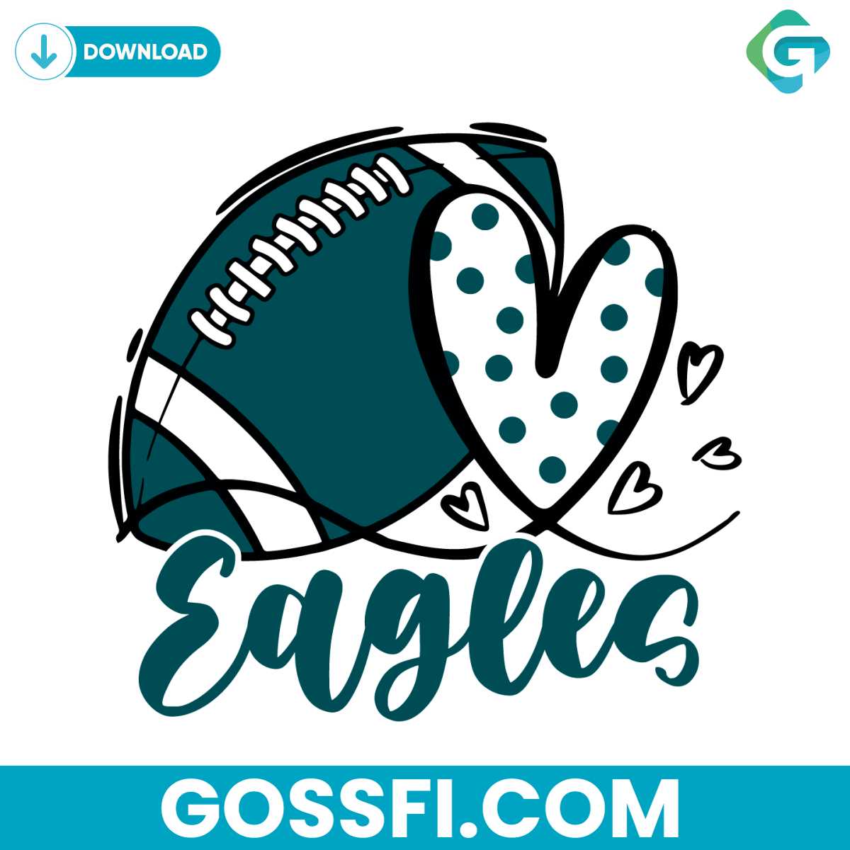 eagles-heart-football-svg-digital-download