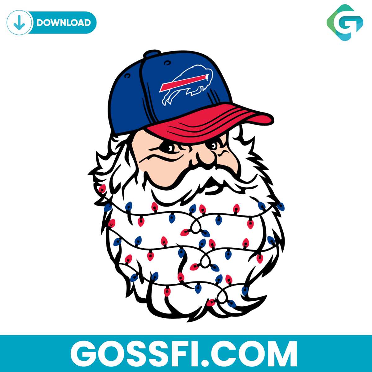 santa-buffalo-bills-football-svg-digital-download