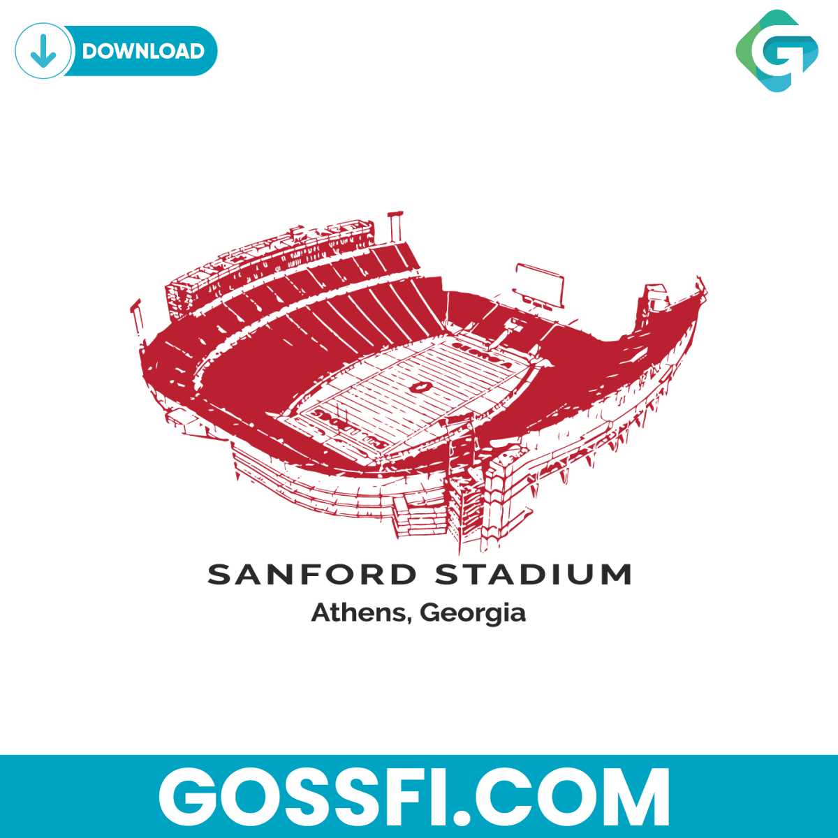 sanford-stadium-georgia-bulldogs-football-team-svg