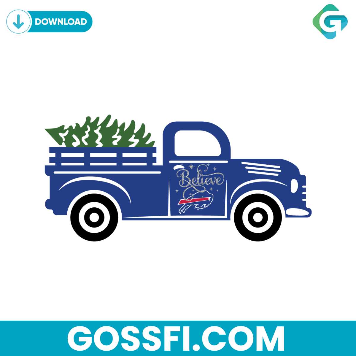 christmas-tree-truck-believe-buffalo-bills-logo-svg