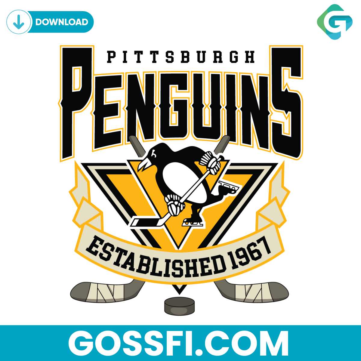 pittsburgh-penguins-hockey-1967-svg-digital-download