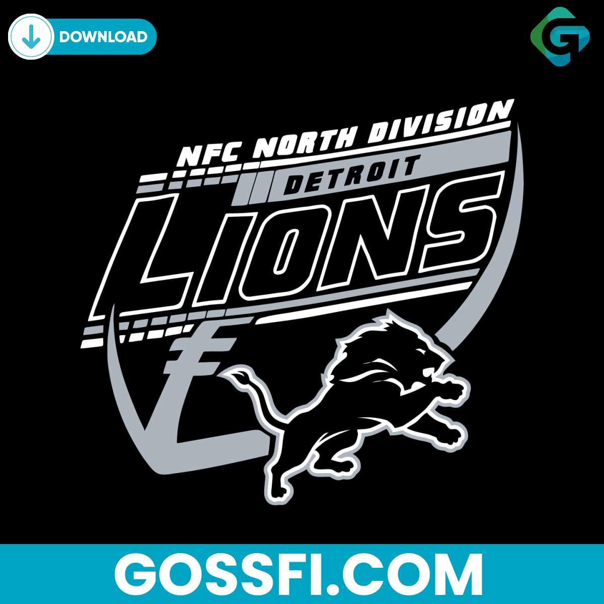 nfc-north-division-detroit-lions-football-svg-digital-download