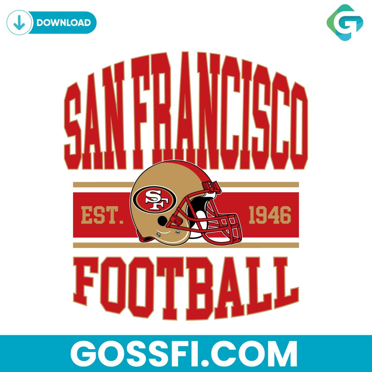 retro-san-francisco-football-helmet-svg-digital-download