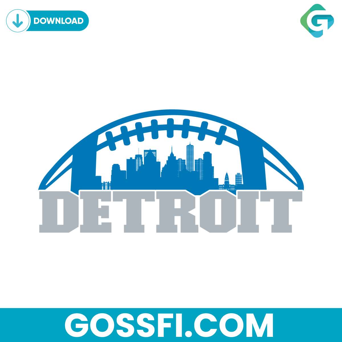 detroit-football-skyline-svg-digital-download