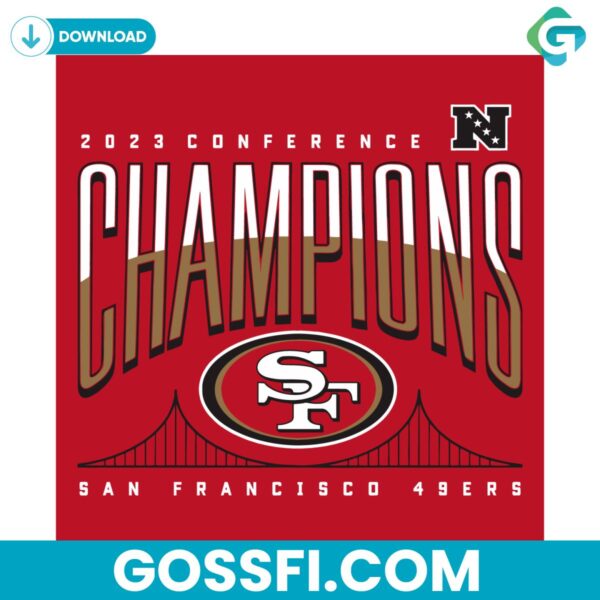 2023-conference-champions-san-francisco-49ers-svg