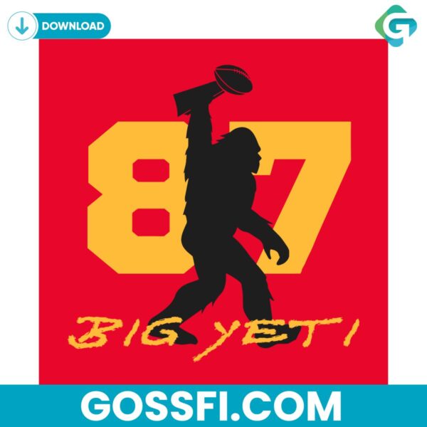 funny-big-yeti-kelce-87-svg-digital-download