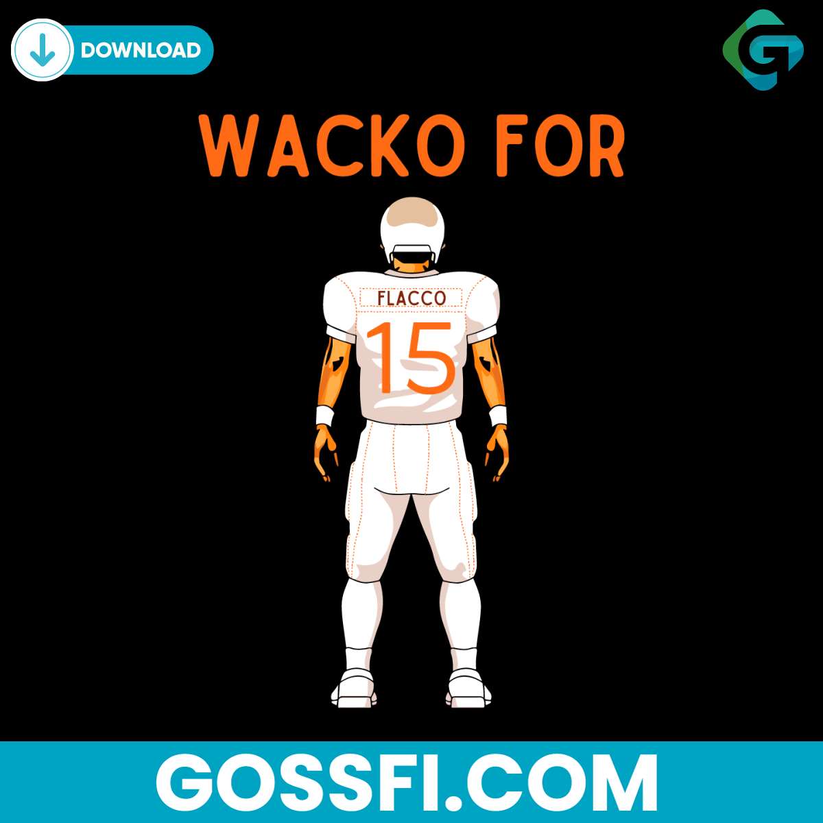 wacko-for-flacco-cleveland-browns-svg-digital-download