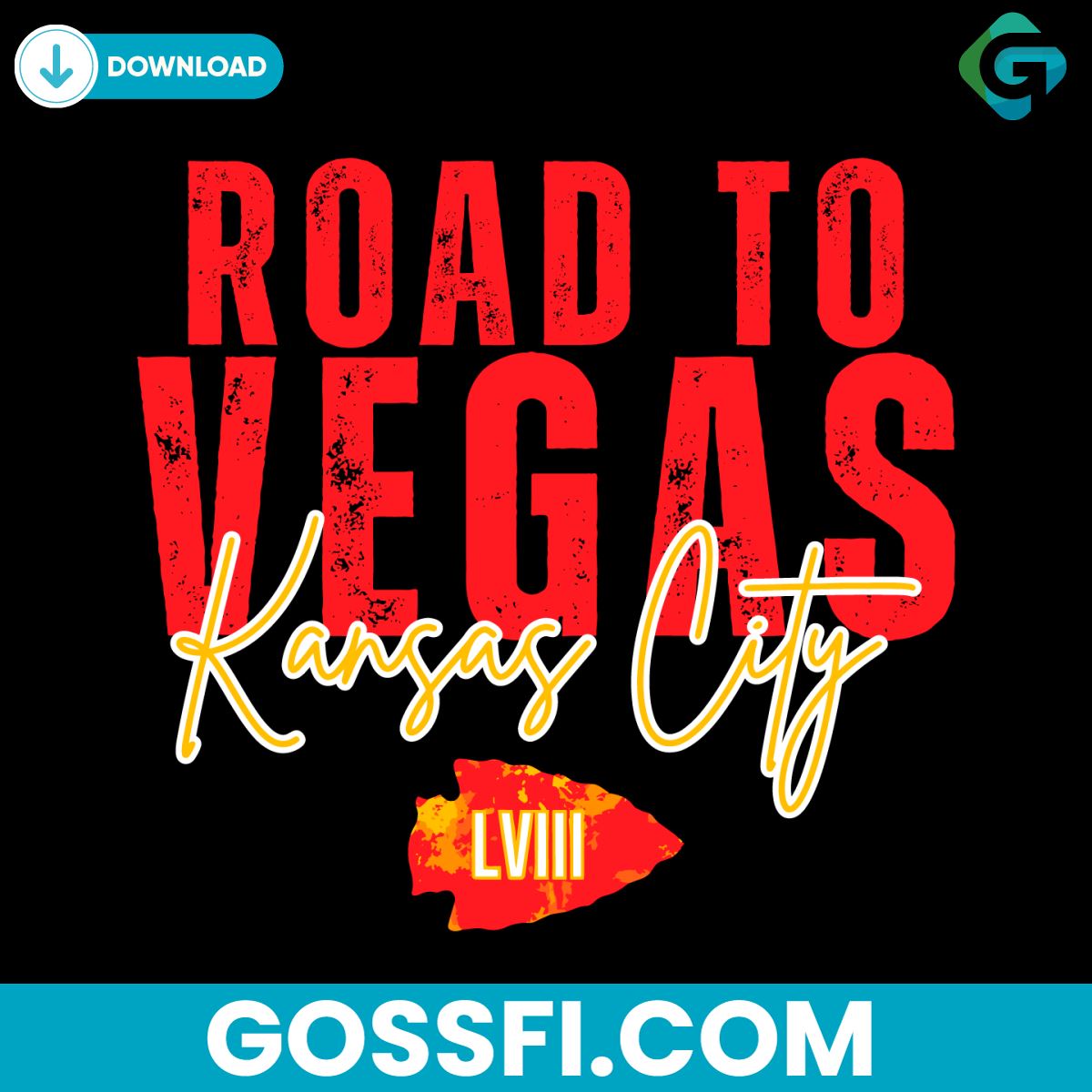 road-to-vegas-kansas-city-chiefs-super-bowl-lviii-svg