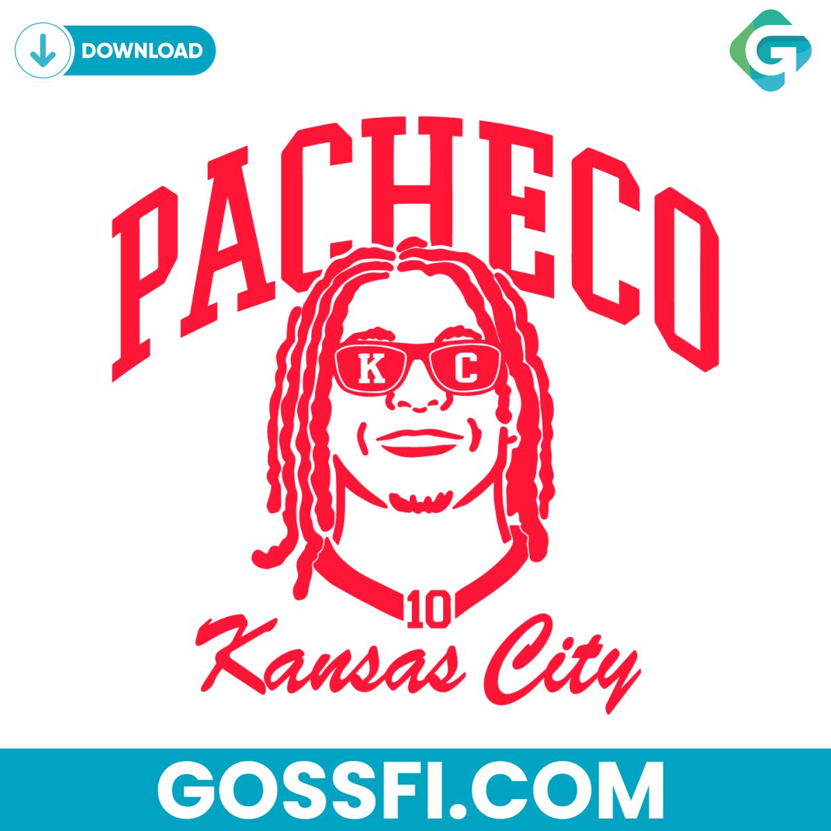 pacheco-10-kansas-city-chiefs-football-player-svg