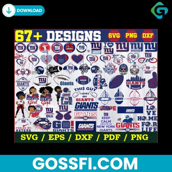 new-york-giants-football-svg-bundle