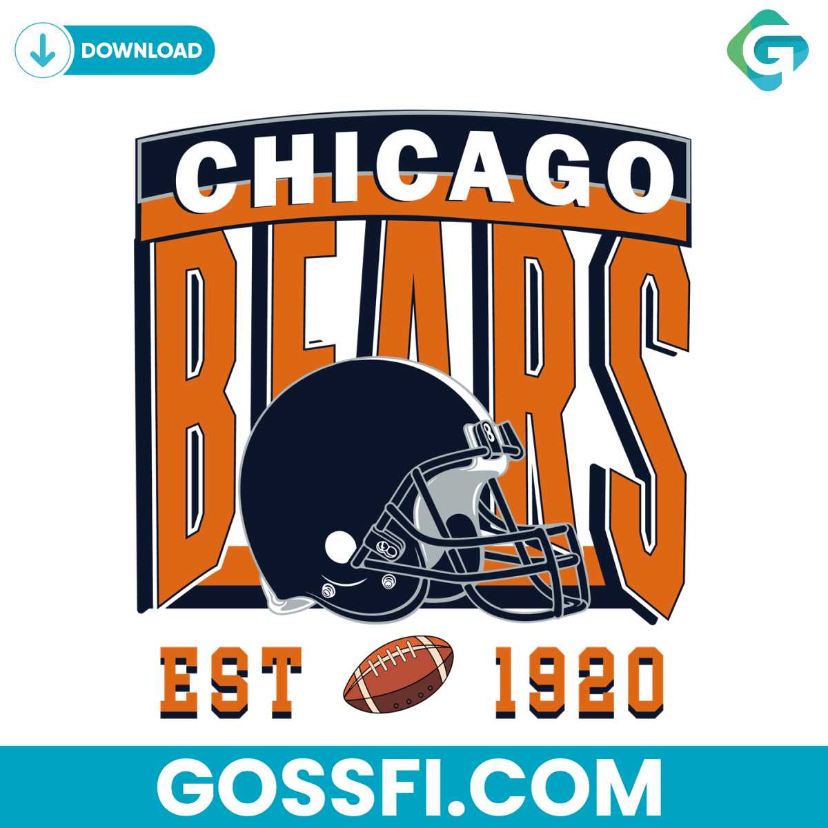 chicago-bears-football-est-1920-svg-digital-download