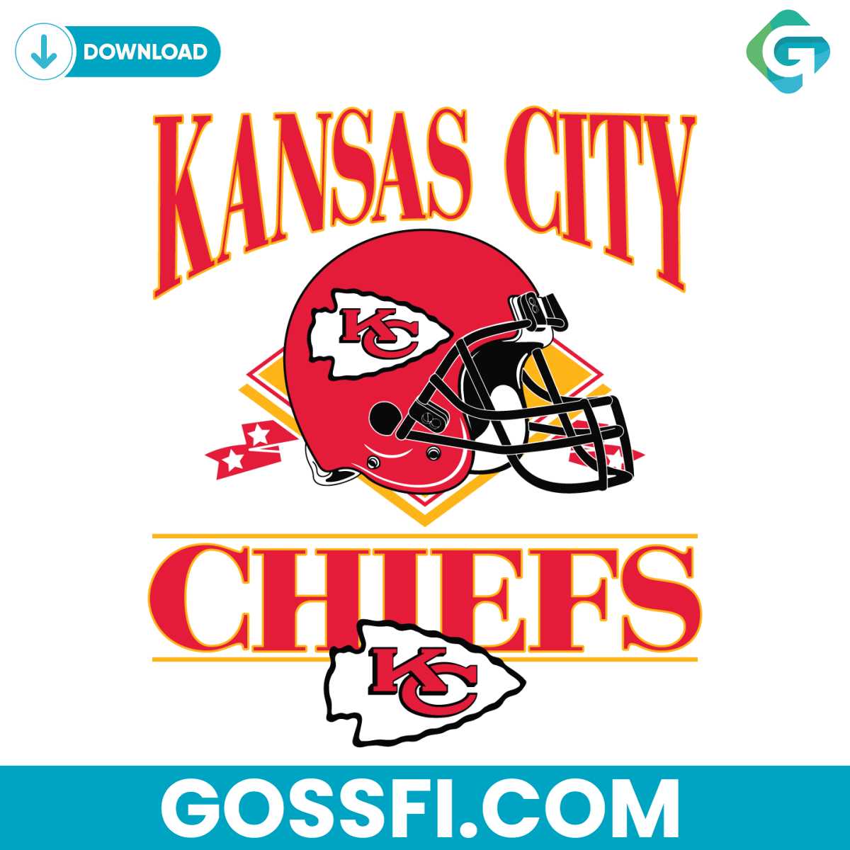 kansas-city-chiefs-1960-helmet-logo-svg-digital-download