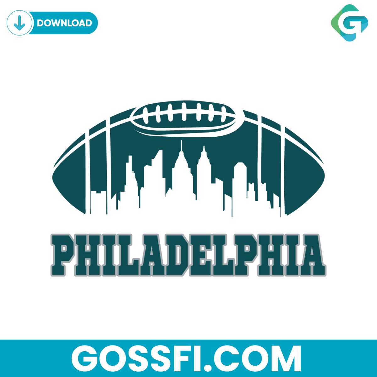 philadelphia-eagles-1933-football-skyline-svg-digital-download