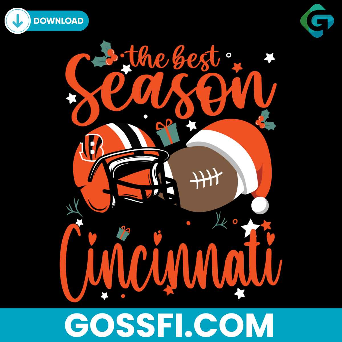 the-best-season-cincinnati-christmas-svg-digital-download