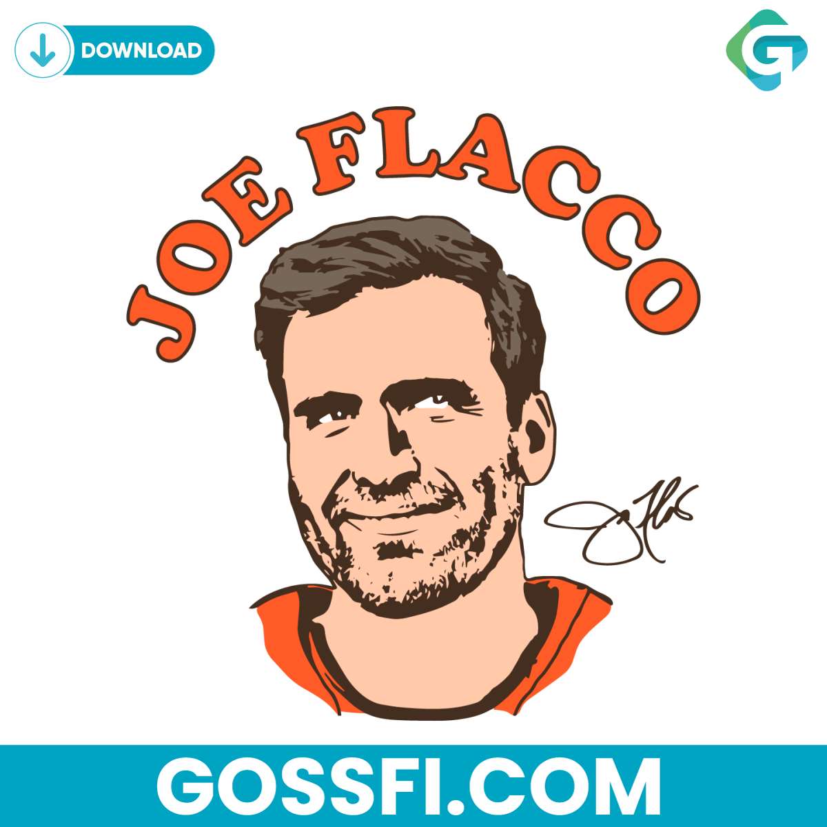 cleveland-browns-player-joe-flacco-svg-digital-download