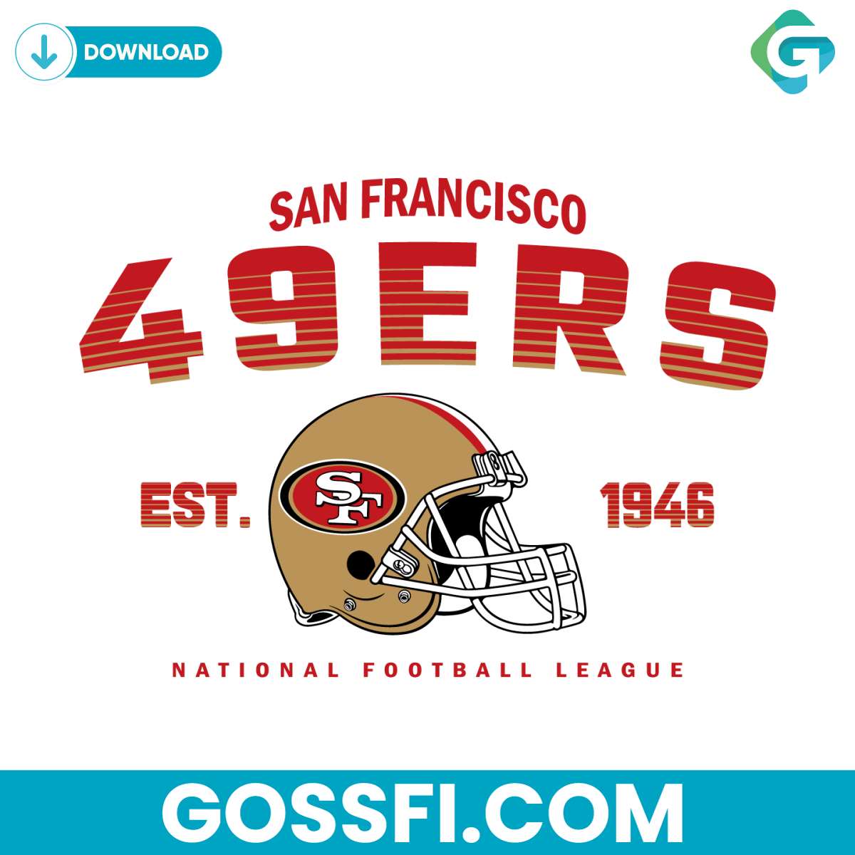 san-francisco-49ers-national-football-league-svg