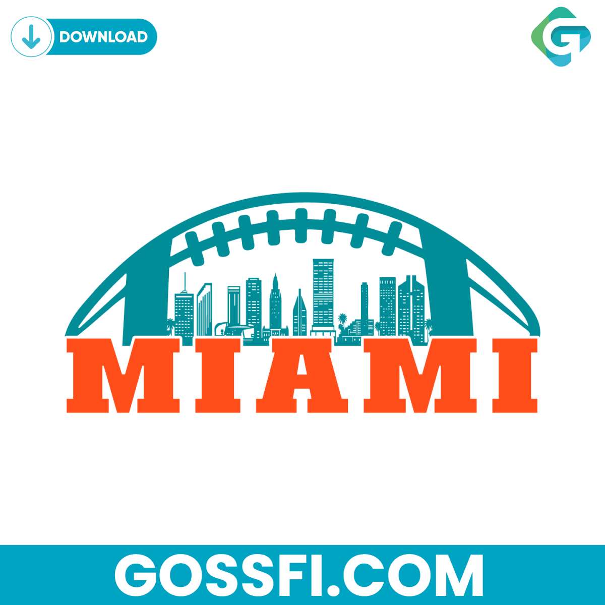 miami-football-skyline-svg-digital-download