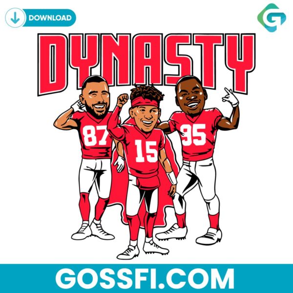 kansas-city-dynasty-caricatures-chiefs-football-players-svg