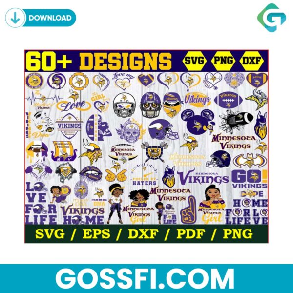 60-designs-minnesota-vikings-football-svg-bundle