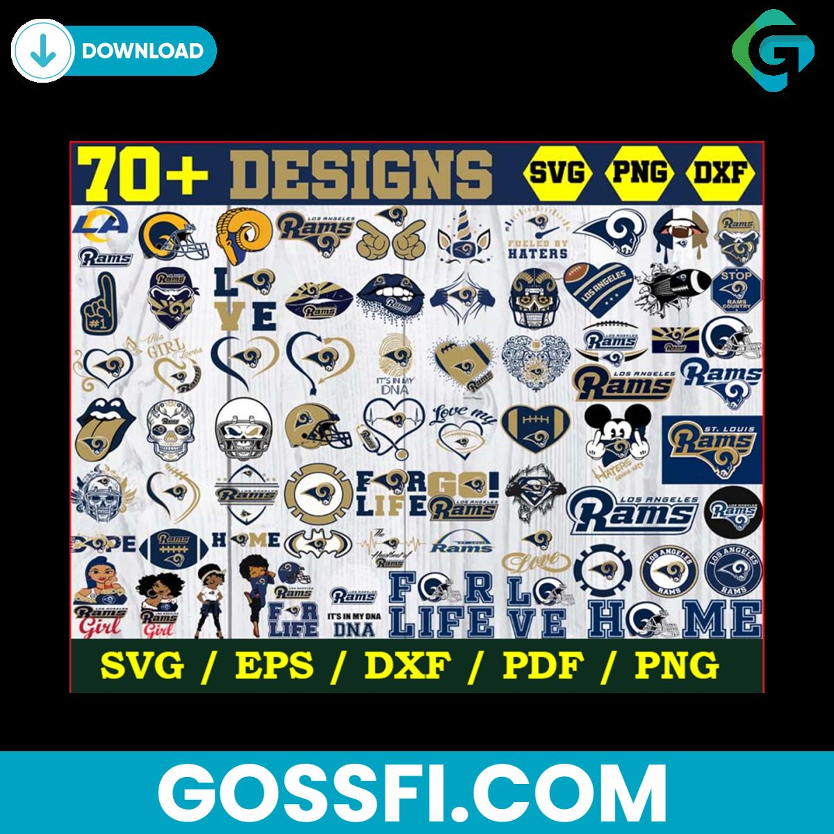 70-los-angeles-rams-football-svg-bundle