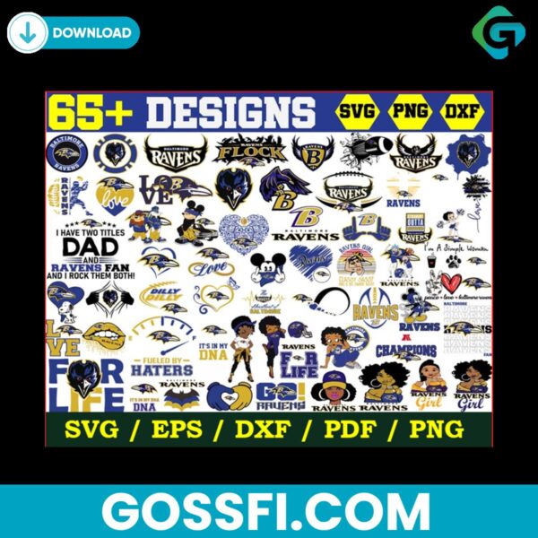 65-designs-baltimore-ravens-football-svg-bundle