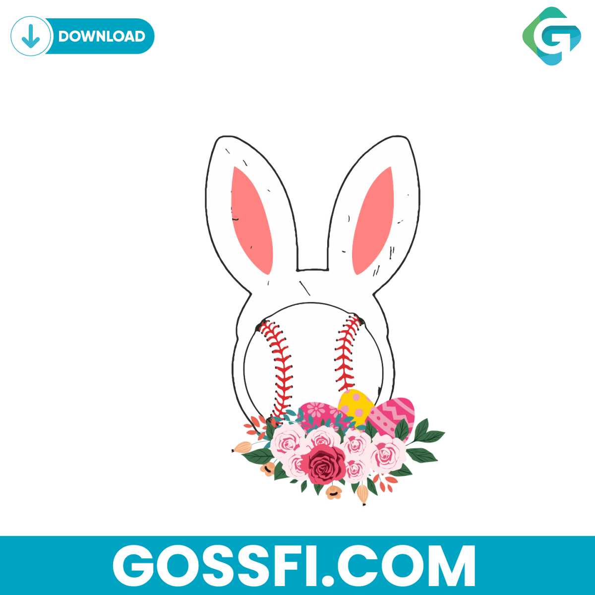 cute-baseball-easter-egg-bunny-svg-digital-download